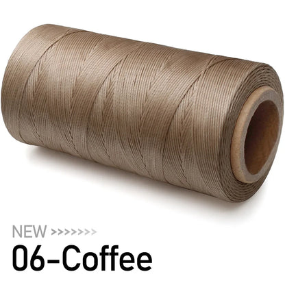 Grand rouleau de fil ciré pour couture du cuir, 0.8mm, 270M, pour la couture à la main, bricolage et matériel de reliure, accessoires, corde tissée 150D