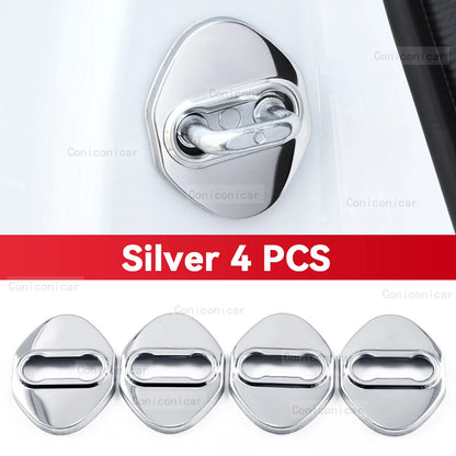 Couvercle de boucle de serrure de porte de voiture, couvercle antirouille, décoration, accessoires de Protection en acier inoxydable pour ZEEKR 7X EV 2025 2026