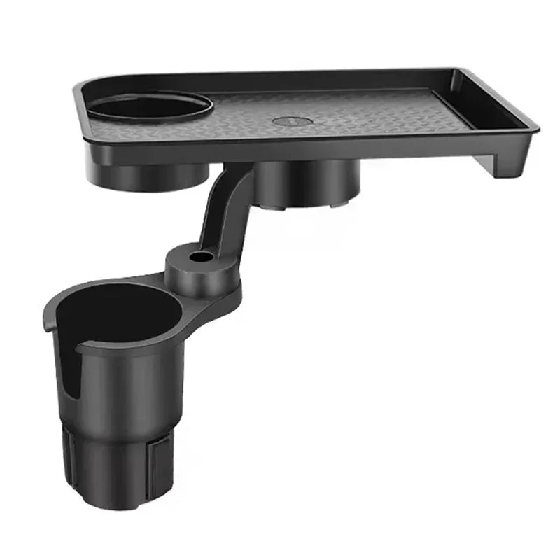 Plateau porte-gobelet universel pour voiture de haute qualité - 360 °     Organisateur rotatif réglable à double tasse