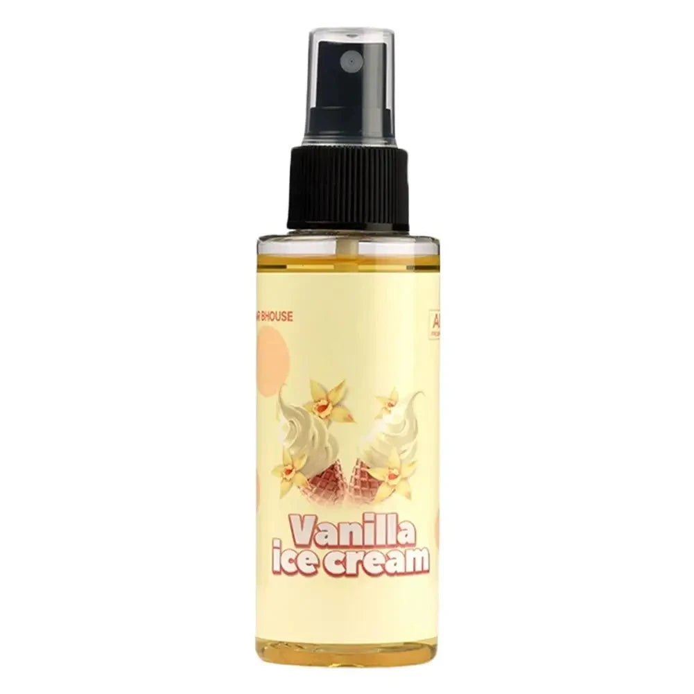 Spray désodorisant pour voiture, parfum de voiture, longue durée, léger, gâteau aux fraises, parfum frais, Spray déodorant pour intérieur de voiture