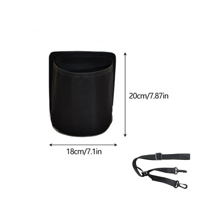 Support de bouteille d'eau universel pour console centrale avec poche de rangement, sangle réglable, organisateur intérieur de voiture