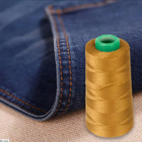 Fil de Polyester solide à coudre, 3000 Yards, 20S/2, toile d'ameublement, tapisserie, pantalons, chaussures, accessoires d'artisanat du cuir