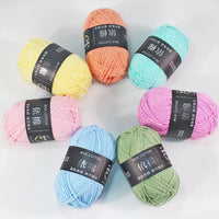 Fil de Lanas teint en coton au lait, 86 couleurs, 4 plis, pour bébé, chapeau, écharpe, pull, poupées, artisanat fait à la main