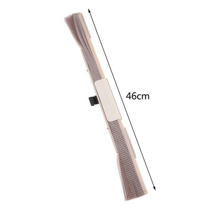 Parasol rétractable automatique pour voiture, 1 pièce, rideau de protection UV en maille pour fenêtre latérale de voiture, pare-soleil pliable