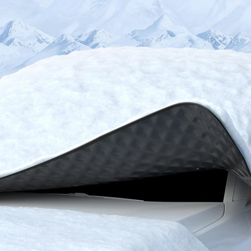 LEIBOO – couverture de pare-brise de voiture, bouclier de neige imperméable, auvent d'extérieur d'hiver, demi-couvercle de protection, pare-soleil de fenêtre avant