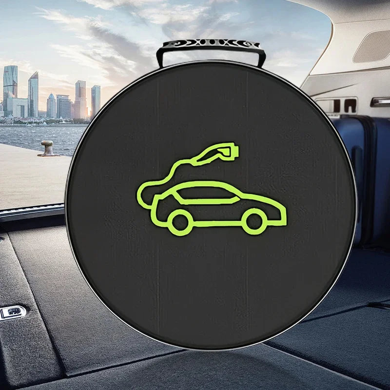 Bouchons de chargeur de voiture électrique, sac de transport de stockage, prises de câble de chargement de voiture EV, conteneur d'équipement ignifuge étanche