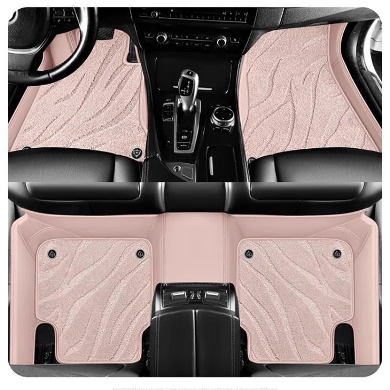 Tapis de sol de voiture personnalisé 5D, pour Mercedes Benz GLB X247 2019 – 2024 ans, Double couche, couverture de sol Coche