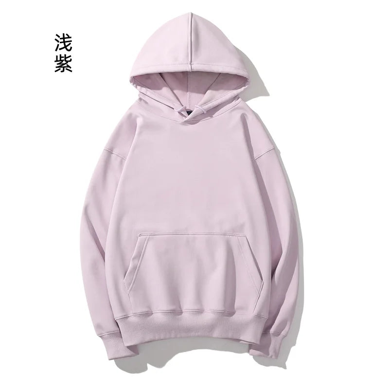 Pull en peluche à épaules dénudées pour hommes, Logo personnalisé, ample, couleur unie, grande taille, Hip-hop, rue, pull vierge