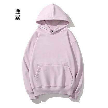 Pull en peluche à épaules dénudées pour hommes, Logo personnalisé, ample, couleur unie, grande taille, Hip-hop, rue, pull vierge