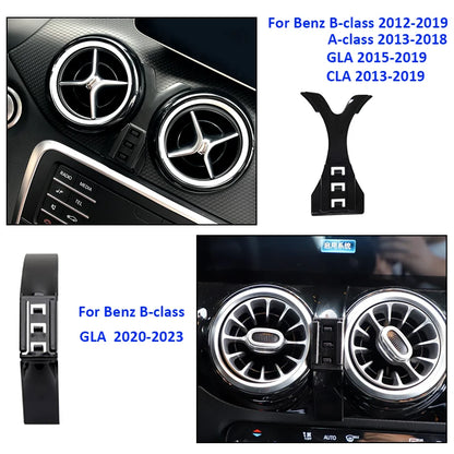 Support de téléphone portable de voiture pour Mercedes-Benz, base de montage spéciale pour grille d'aération, B200, B260, B, 180, B Classe A, GLA, CLA