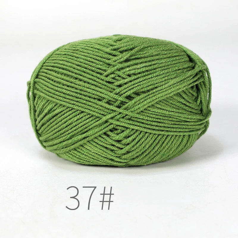 Nouveau 5 pièces couleurs mélangées fil lait coton fil combinaison Crochet tricot fil ensemble pour à la main bricolage artisanat pull écharpe tricot