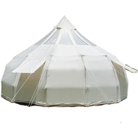 Tente Star Gazer avec logo personnalisé, 4m, 5m, 6m, quatre saisons, camping, blanc, kaki, Oxford, coton, étanche, goutte d'eau pour la fête