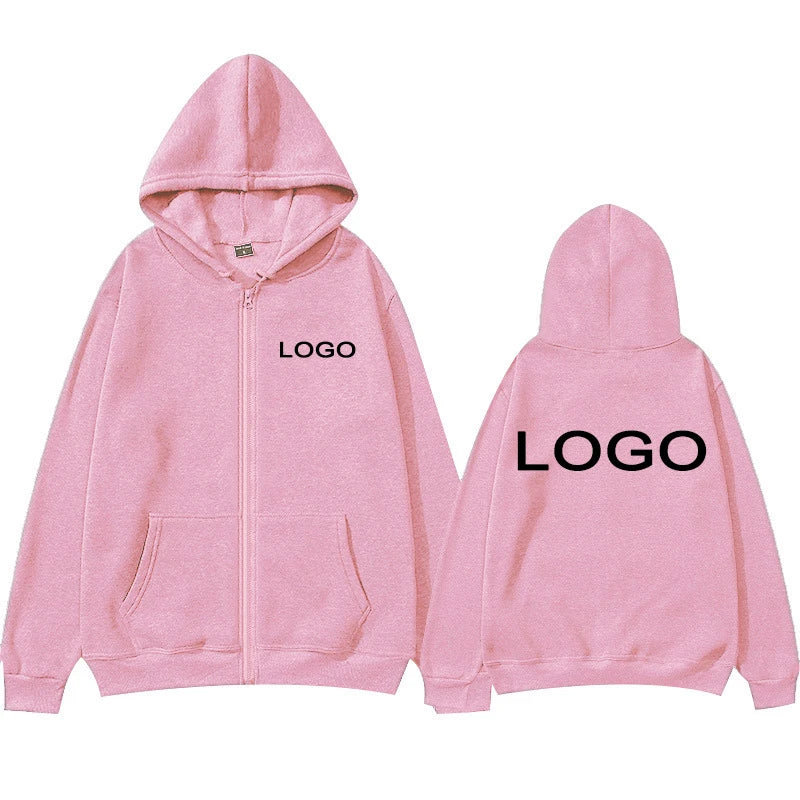 Sweat à capuche imprimé personnalisé pour hommes et femmes, fermeture éclair, ample, vêtements décontractés, mode, manches longues, pull à capuche, personnalité