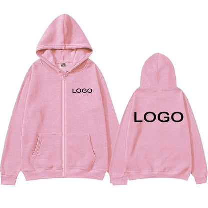 Sweat à capuche imprimé personnalisé pour hommes et femmes, fermeture éclair, ample, vêtements décontractés, mode, manches longues, pull à capuche, personnalité
