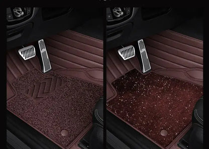 Tapis de sol de voiture personnalisé Double couche, pour Lincoln Navigator 2002 – 2024 ans, accessoires de voiture, doublures de sol