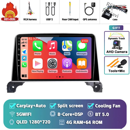 Android 15 Carplay Auto 2K écran autoradio multimédia lecteur vidéo pour Peugeot 5008 4008 3008 2017 - 2020 2din Autoradio stéréo