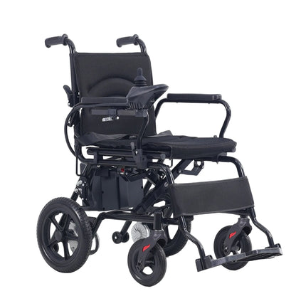 Fauteuil roulant électrique pliable en acier au carbone pour la rééducation, facile à utiliser
