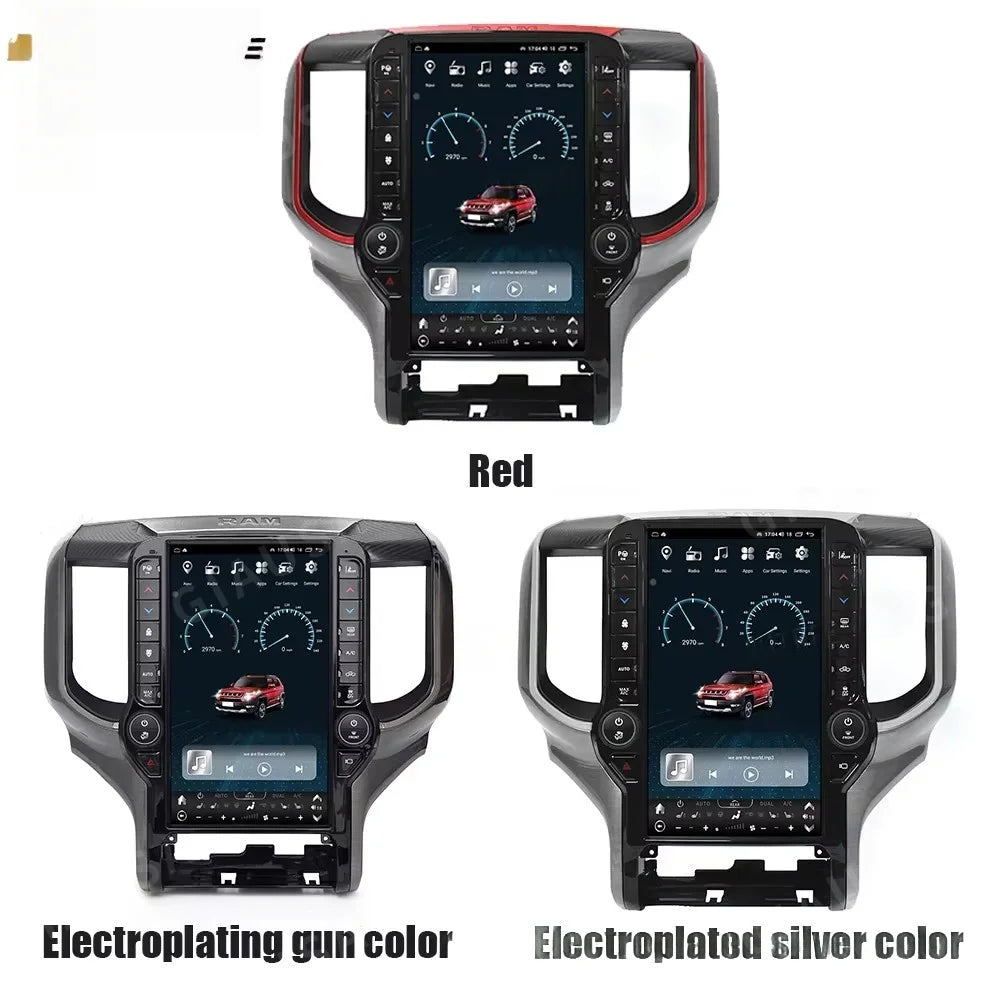 Écran de Navigation GPS Android 13 pour Dodge Ram 2018 – 2020, autoradio Carplay, lecteur multimédia stéréo, unité principale 13.6 pouces DSP