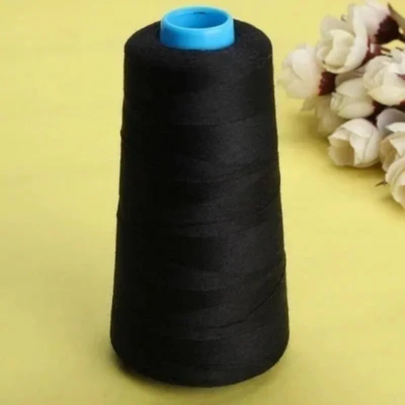 ماكينة خياطة صناعية درزة Overlock، 12 لونًا استثنائيًا، 3000 ياردة، خيط بوليستر، قطعة واحدة