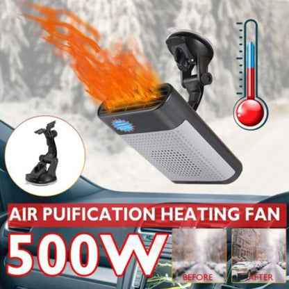 Chauffage de voiture électrique 12V, ventilateur de refroidissement, chauffage de véhicule, désembuage de pare-brise, dégivreur, accessoires de voiture, 1 pièce