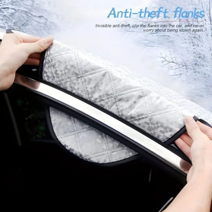 Pare-neige de voiture d'hiver, pare-brise avant, anti-duplex, antigel, couverture de pare-soleil, protecteur de pare-soleil, accessoires extérieurs automatiques