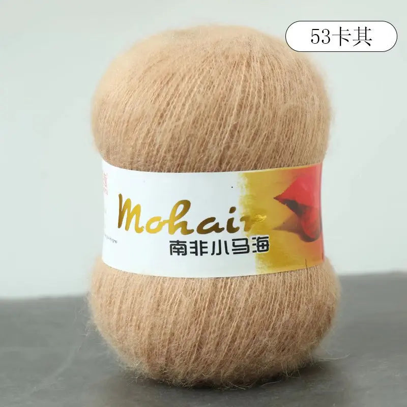 Fil de laine Mohair d'alpaga en peluche pour fil à tricoter, écharpe de pull 40 grammes/boule, fils épais de Lanas doux et chaud gonflés