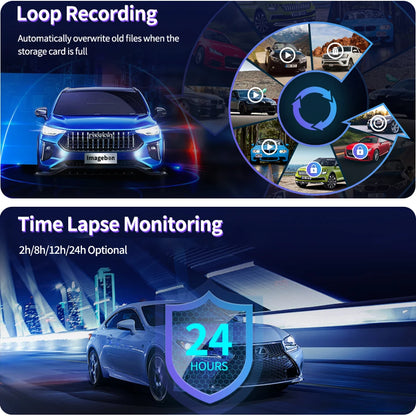Imagebon amélioré 11,4′′ H70 Pro 4K ADAS Écran intégré pour voiture DVR sans fil CarPlay et Android Auto Vision nocturne GPS Caméra de tableau de bord