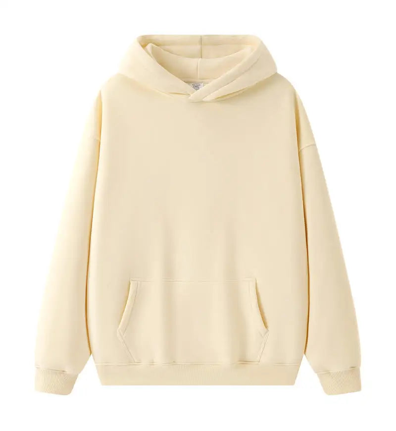 Bricolage LOGO personnalisé Image 17 + couleurs 400GSM chaud hommes surdimensionné goutte épaule sweats à capuche couleur unie mâle hiver avec sweat à capuche en polaire