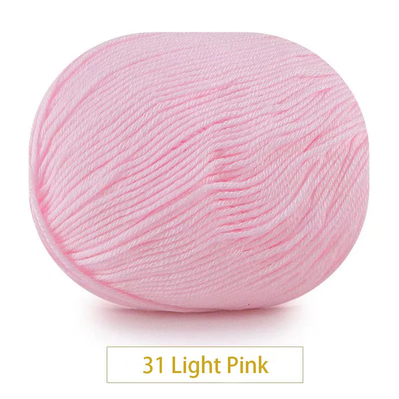 200 g 6 brins de boules de fil doux tricotées faites à la main d'épaisseur moyenne pour la fabrication de pulls, chapeaux, foulards, gants, chaussures en fil, boules de fil doux, 1 pièce = 4 boules = 200 grammes