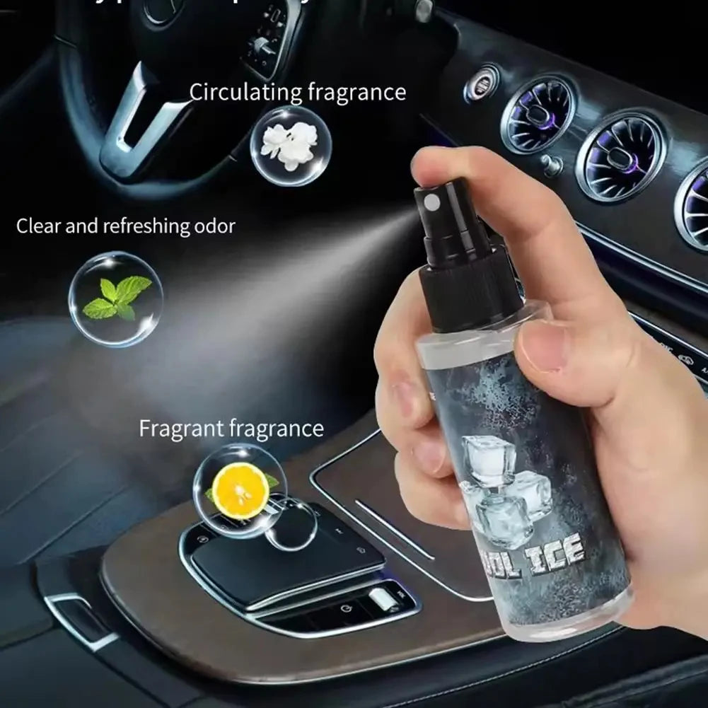 Spray désodorisant pour voiture, parfum de voiture, longue durée, léger, gâteau aux fraises, parfum frais, Spray déodorant pour intérieur de voiture