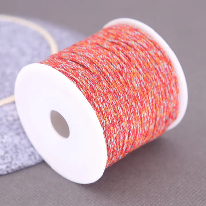 Corde de coton pour macramé, ficelle, ficelle, fil, artisanat, couture, tentures murales faites à la main, bohème, fête de mariage, décoration d'intérieur, 1.2mm, 37m