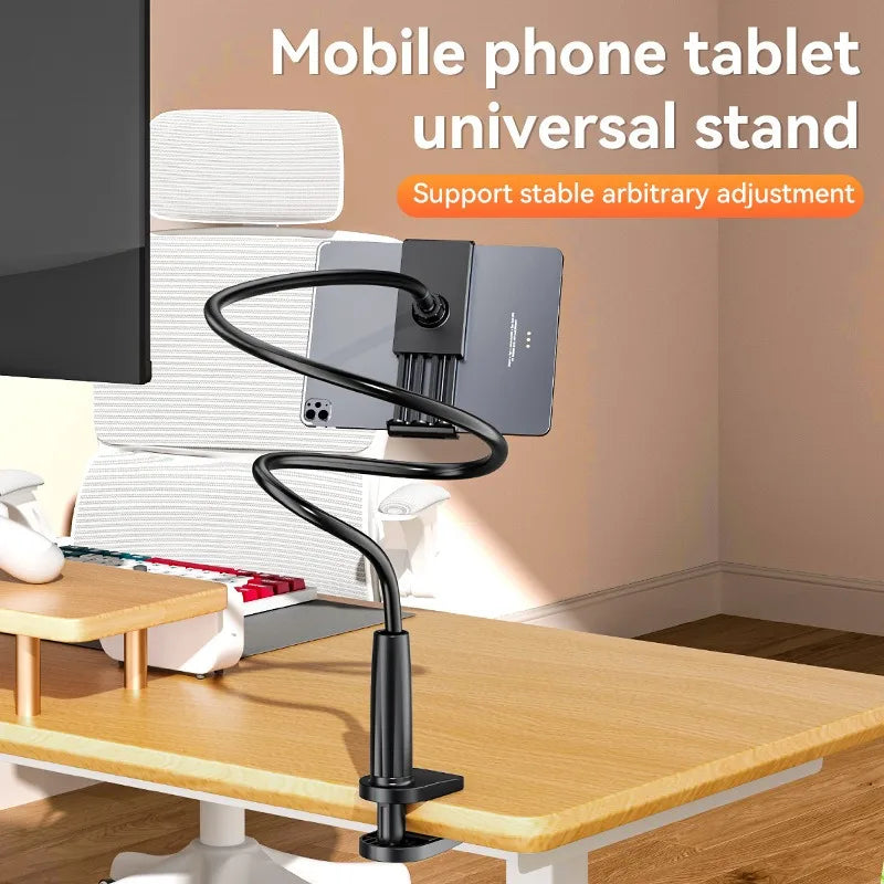 Support de téléphone rotatif, base spirale, adapté aux lits, aux têtes de lit, aux bureaux et aux supports de téléphone à bras long