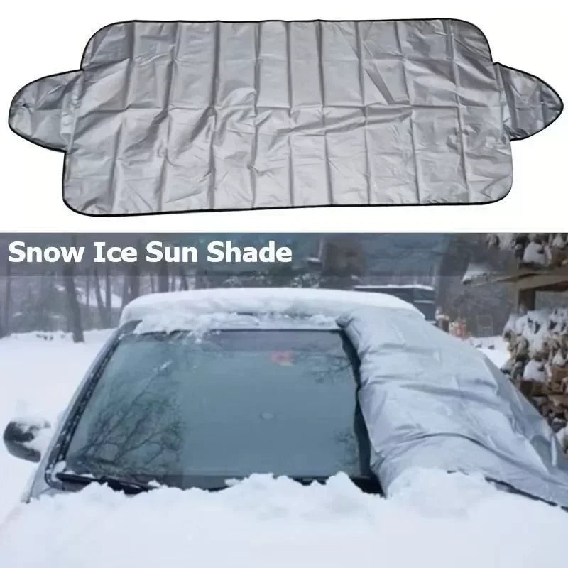 Couverture universelle de neige de pare-brise de voiture-protecteur de pluie et de soleil