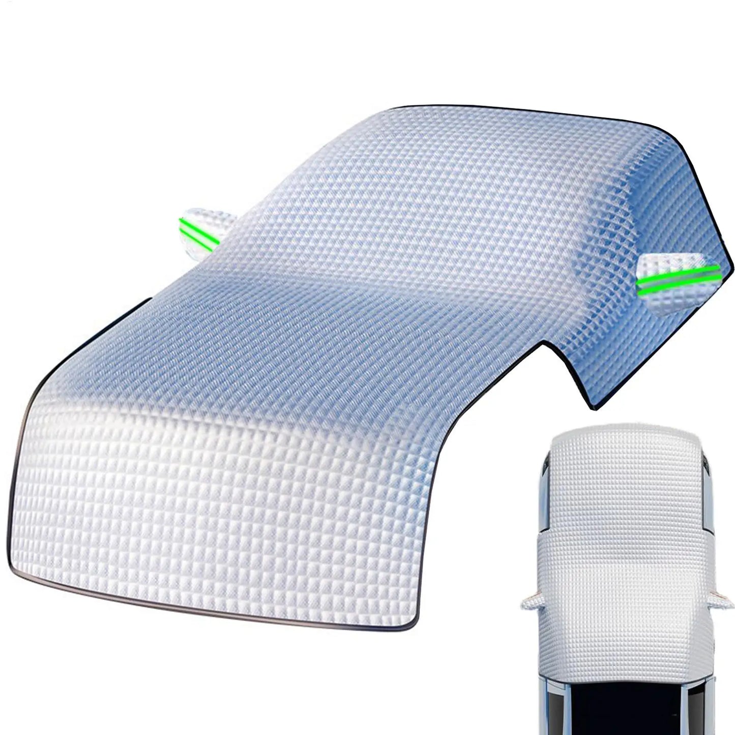 Couverture de neige pour pare-brise de voiture d'hiver, protection Anti-gel, demi-couvercle de voiture, protection contre la glace, pare-soleil pour fenêtre de voiture
