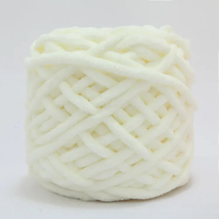 Fil à tricoter Chenille 100g/boule, ligne de bande de glace douce, fil de coton, fil de laine pour bricolage, écharpe à tricoter à la main, laine épaisse, vente en gros
