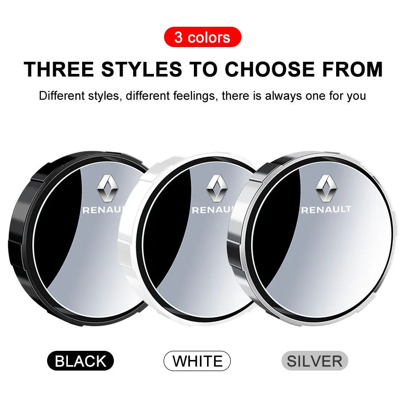 Rétroviseur auxiliaire réglable à 360 degrés pour voiture, 2 pièces, pour Renault Koleos Clio Laguna 2 Megane 2 3 Duster Logan