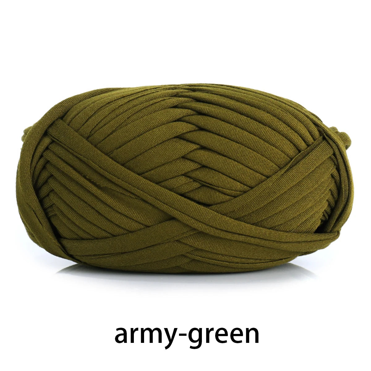Fil en tissu élastique de 100g 30m de haut, épais, fait à la main, sac tricoté au Crochet, panier de rangement, paquet de matériel de fil au Crochet