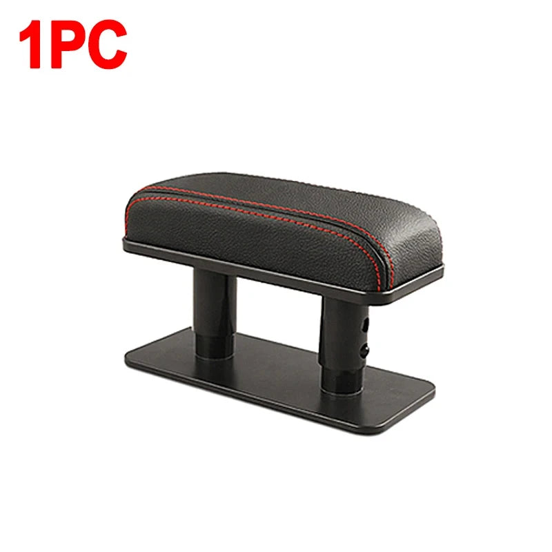 SEAMETAL – coussin d'accoudoir de porte de voiture, hauteur réglable, coussin de Support de coude, tapis de protection intérieur universels en cuir PU