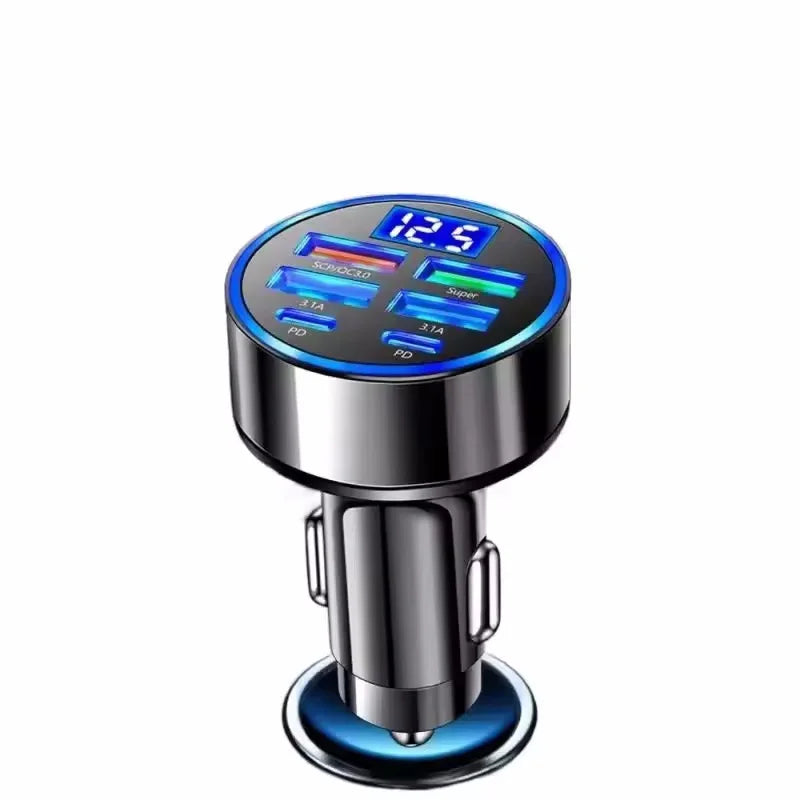 Chargeur de voiture USB 350W PD QC3.0 USB C, adaptateur de Type C pour iPhone Samsung Huawei Xiaomi, Charge rapide ﻿