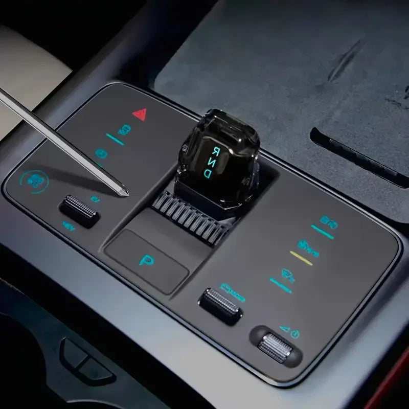 Tapis de protection de console centrale en Silicone pour BYD Song PLUS 2023 – 2025, coussinet d'engrenage DMI, pièce de Modification, tapis de changement de vitesse EV
