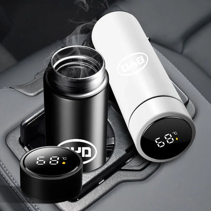 Nouvelle bouteille Thermos intelligente de voiture avec affichage de la température tasse à café pour BYD Atto 3 EV F3 E6 Dmi chanson F0 Qin Pro Yuan Plus Han Tang