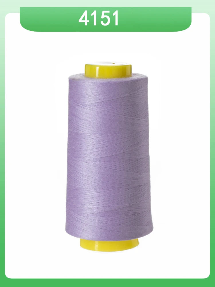 Fil à coudre ultra-fin 602-fil en polyester semblable à la soie à grande vitesse 60s/2 5000m, pour machine à broder et travaux d'aiguille délicats