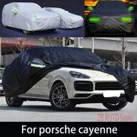 Pour porsche cayenne Protection extérieure bâches de voiture complètes couverture de neige pare-soleil étanche à la poussière accessoires extérieurs de voiture