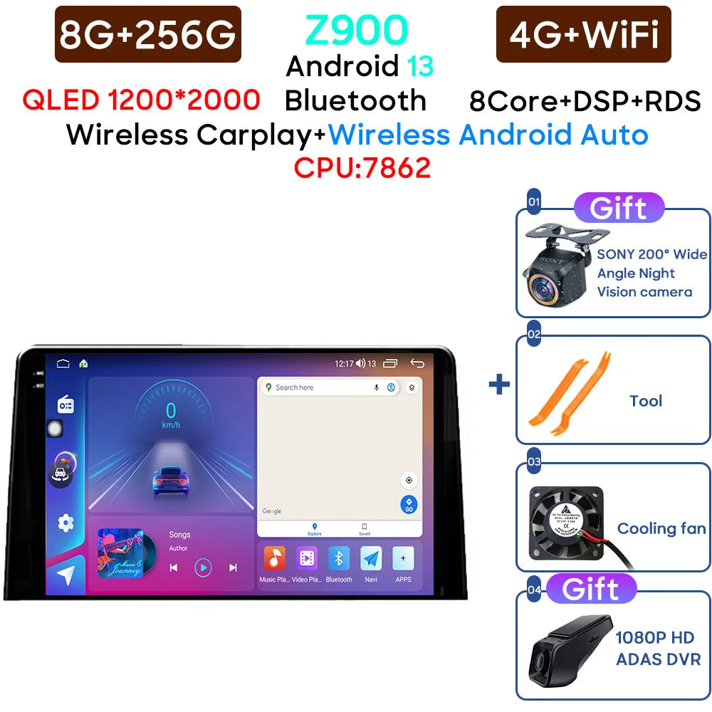 Autoradio Carplay pour citroën Berlingo 2019 Peugeot Partner Rifter 2020 pour Opel Combo Navigation GPS Android Auto WiFi No 2din