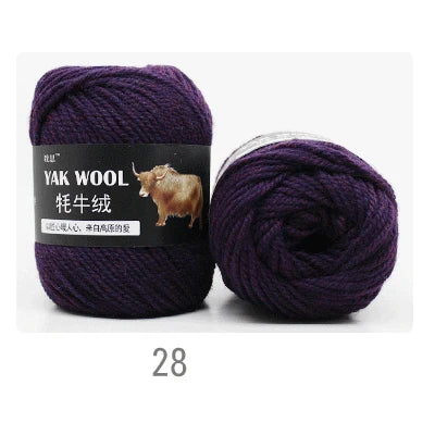 Fil épais de laine de cachemire Yak pour tricoter, écharpe de pull au Crochet, fil de laine mélangée mérinos tricoté de haute qualité