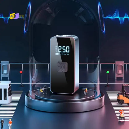 A03E-مضخة هواء قابلة لإعادة الشحن، منفاخ إطارات رقمي محمول لاسلكي، منفاخ إطارات السيارة لدراجة نارية ودراجة وكرات