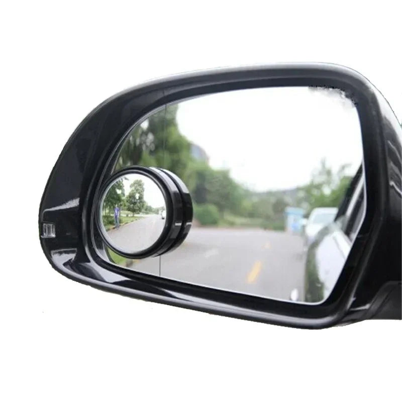 Rétroviseur latéral convexe grand angle 360° pour voiture, aide au stationnement, petit rétroviseur rond de sécurité pour véhicule