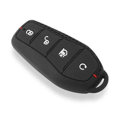 Étui pour clé de voiture en Silicone, support de chaîne, pour BYD Atto 3 Han EV Dolphin Song PRO Max Tang DM Yuan Dolphin E2 Qin PLUS