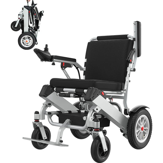 Chaises roulantes électriques pour adultes, fauteuil roulant électrique léger pliable, fauteuil roulant électrique pliant, mobilité motorisée pour handicapés