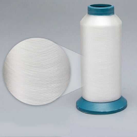 1 rouleau de fil à coudre transparent à haute élasticité, 4500m, 0.12mm, en Nylon, pour Patch, perles à la main, point de croix, décor de vêtements